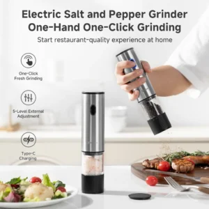 Simplus Electric Salt Pepper Grinder