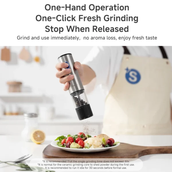 Simplus Electric Salt Pepper Grinder