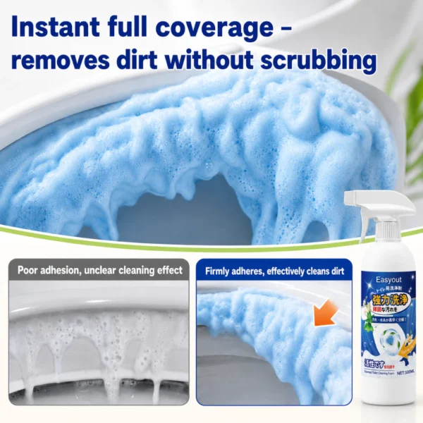Easyout Toilet Foam Cleaner Spray