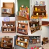 Bamboo Kitchen Seasoning Storage Cabinet