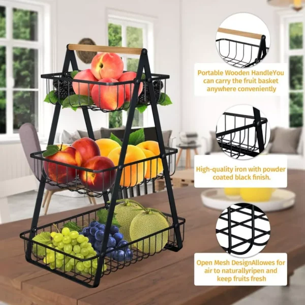 Random 2 Tier Kitchen Storage Rack