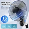Wall Fan 40cm Remote Control