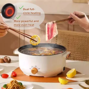 Multifunction Electric Cooker with Steamer