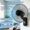 Wall Fan 45cm Remote Control