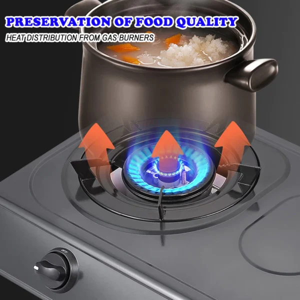 Stainless Steel Dual Burner Gas Stove