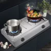 Stainless Steel Dual Burner Gas Stove